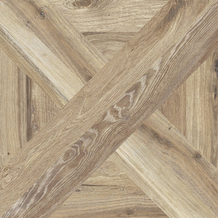 Elysium - Planches 32 in. x 32 in. Porcelain Decor Tile - Miel