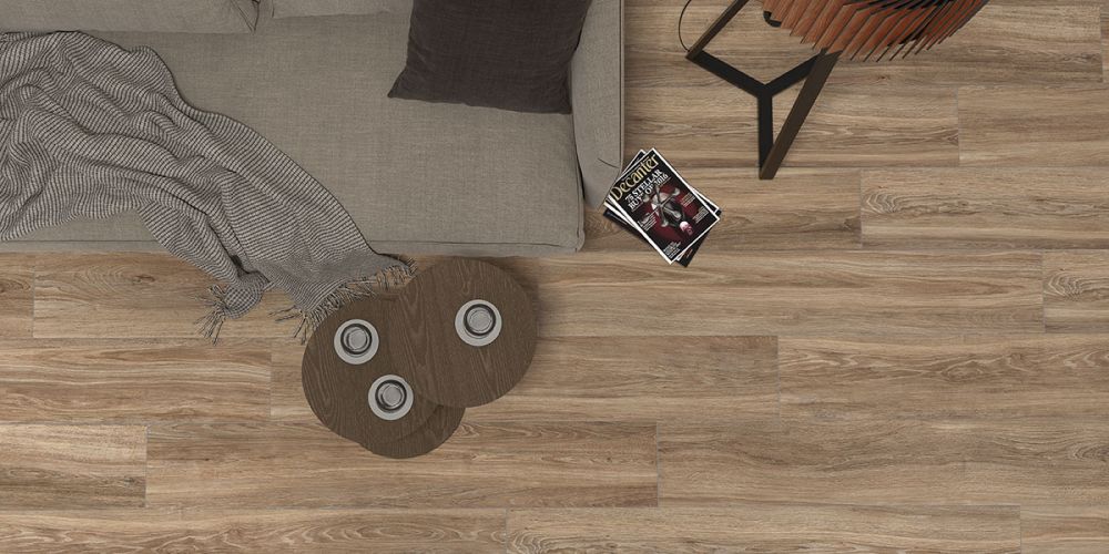 Elysium - Faedo 8 in. x 48 in. Porcelain Tile - Taupe