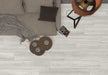 Elysium - Faedo 8 in. x 48 in. Porcelain Tile - Blanco floor installation
