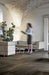 Elysium - Planches 6 in. x 36 in. Porcelain Tile - Choco floor installation
