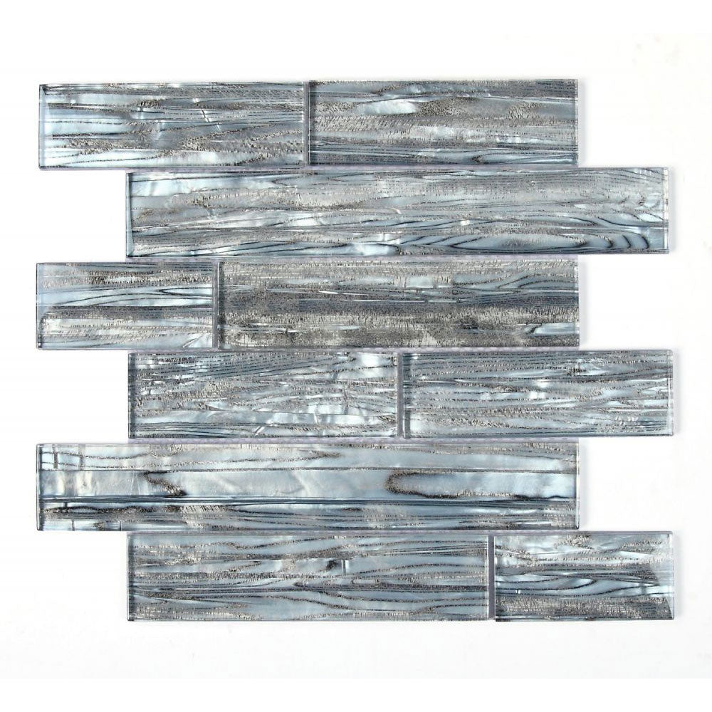 Elysium - Casale Shell Silver 11.75 in. x 11.75 in. Glass Mosaic