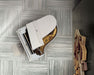 Elysium - Prexious - 24 in. x 48 in. Glossy Rectified Porcelain Tile - Pearl Attraction floor installation