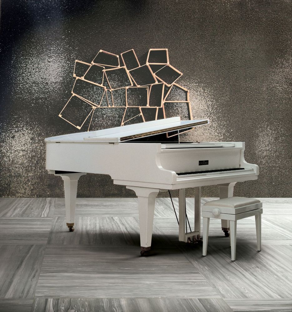 Elysium - Prexious - 24 in. x 48 in. Glossy Rectified Porcelain Tile - Pearl Attraction floor installation