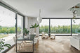 Elysium - Reves Series - 24 in. x 48 in. Glossy Rectified Porcelain Tile - Noisettte floor installation