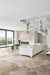 Elysium - Reves Series - 24 in. x 48 in. Glossy Rectified Porcelain Tile - Noisettte floor installation