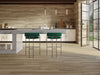 Elysium - Helsinki 10 in. x 60 in. Porcelain Tile - Taupe floor installation