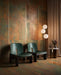 Elysium - Dripart 24 in. x 48 in. Matte Rectified Porcelain Tile - Copper floor installation