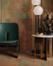 Elysium - Dripart 24 in. x 48 in. Matte Rectified Porcelain Tile - Copper floor installation