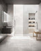 Elysium - Dripart 24 in. x 48 in. Matte Rectified Porcelain Tile - Titanium floor and wall installation
