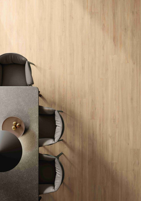 Elysium - 4EVER Series - 8 in. x 72 in. Matte Rectified Porcelain Tile - Natural floor installation