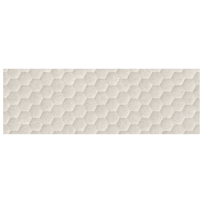 Walker Zanger - Bera & Beren - 12 in. x 36 in. Six Decorative Wall Tile - Light Grey