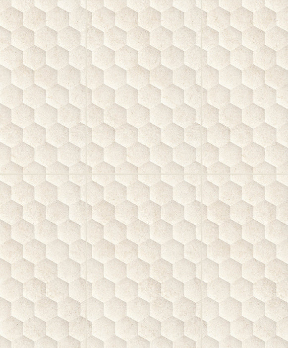 Walker Zanger - Bera & Beren - 12 in. x 36 in. Six Decorative Wall Tile - White Variation