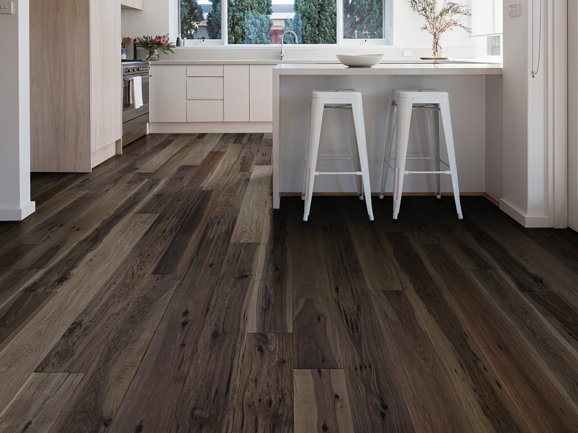 Anderson Tuftex Hardwood - Transcendence - Engineered Hickory Hardwood - Elevation floor installation