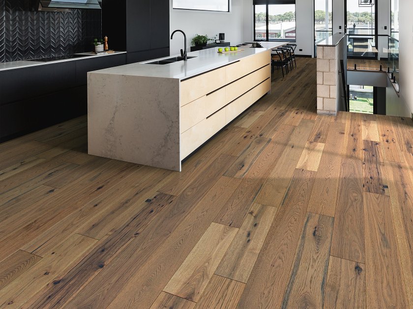 Anderson Tuftex Hardwood - Transcendence - Engineered Hickory Hardwood - Ascent floor installation