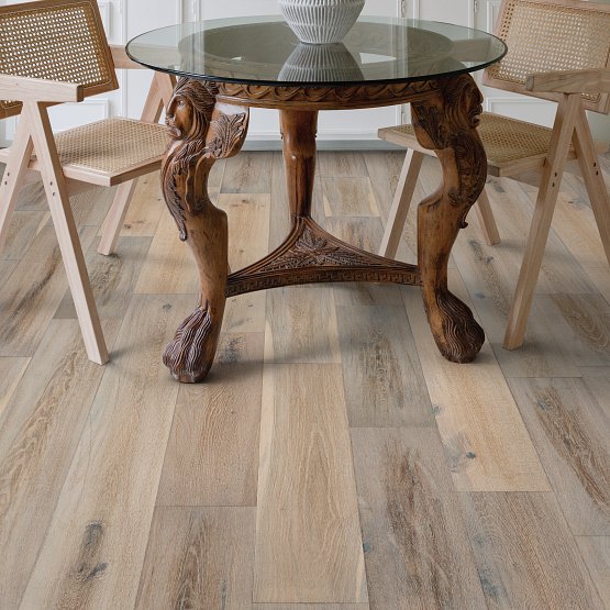 Anderson Tuftex Hardwood - Coast to Coast - Engineered White Oak Hardwood - Breakwater Installed