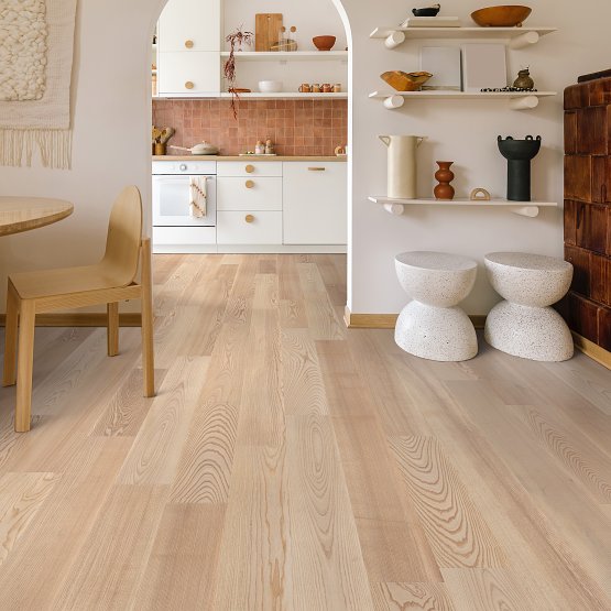 Anderson Tuftex Hardwood - European Ash - Parfait Installed