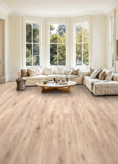 Lions Floor - Bambino 7" x 48" SPC - Vienna Toast Installed