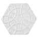 Walker Zanger - Andalucia - 9 in. x 10 in. Marrakesh Glossy Decorative Tile - Blanco tile View