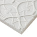 Walker Zanger - Andalucia - 6 in. x 6 in. Alhambra Matte Decorative Tile - Blanco Edge View