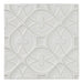 Walker Zanger - Andalucia - 6 in. x 6 in. Alhambra Matte Decorative Tile - Blanco Tile View