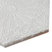 Walker Zanger - Andalucia - 9 in. x 10 in. Fez Matte Decorative Hex Tile - Blanco Close View