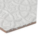 Walker Zanger - Andalucia - 9 in. x 10 in. Marrakesh Matte Decorative Hex Tile - Blanco Close View