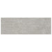 Walker Zanger - Bera & Beren - 12 in. x 36 in. Saw Decorative Wall Tile - Dark Grey
