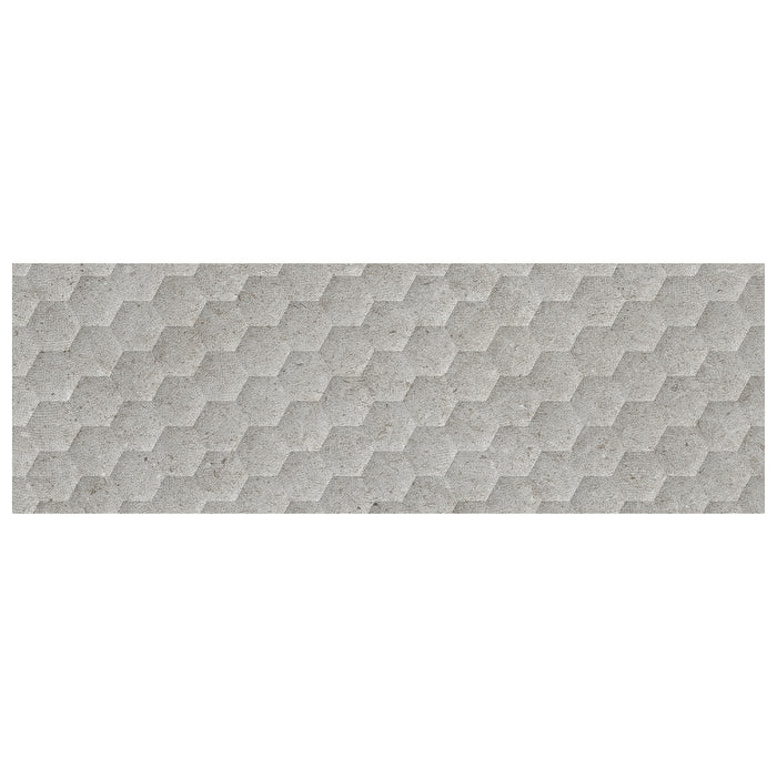 Walker Zanger - Bera & Beren - 12 in. x 36 in. Six Decorative Wall Tile - Dark Grey