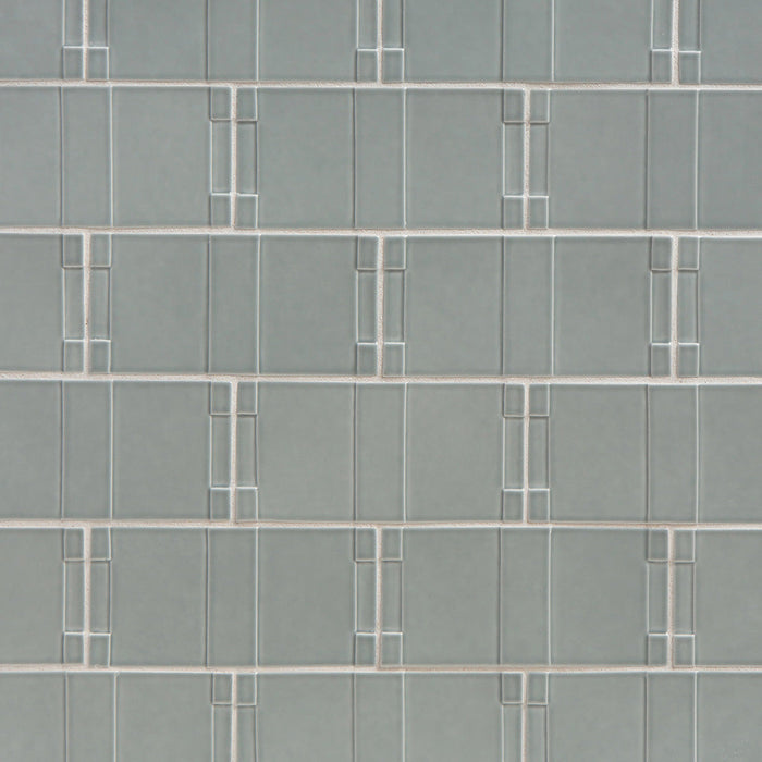 Walker Zanger - Robert Am Stern - Otto 3 in. x 6 in. Decorative Tile - Cape Cod