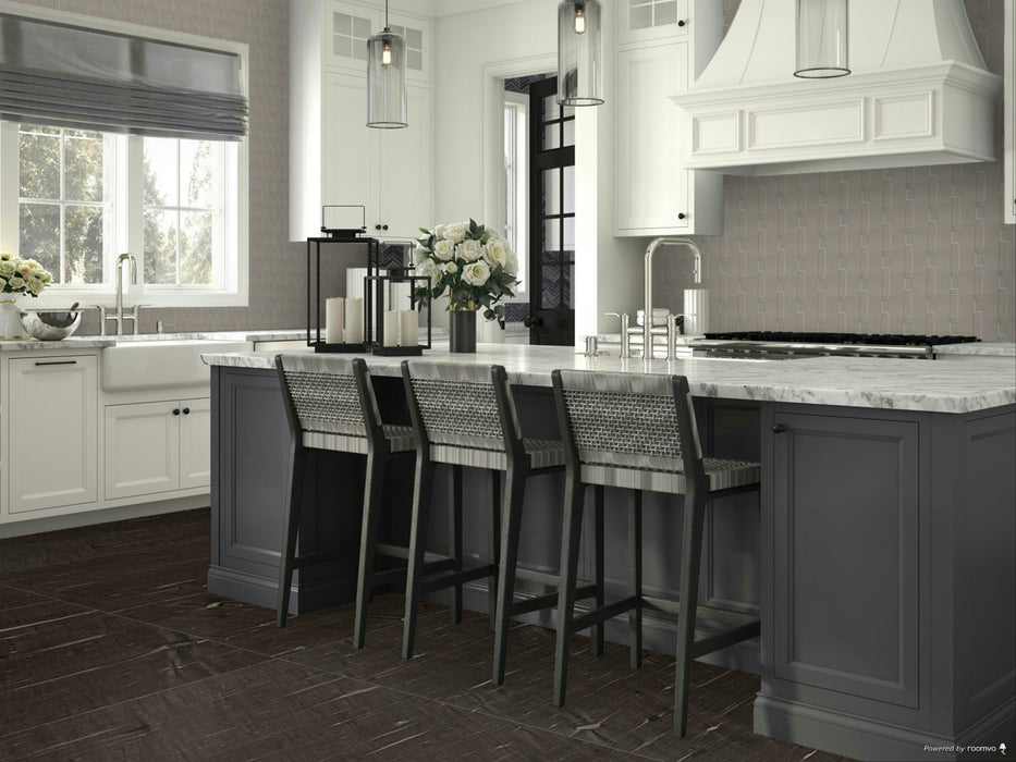 Walker Zanger - Robert Am Stern - Otto 3 in. x 6 in. Decorative Tile - Oxford Installed