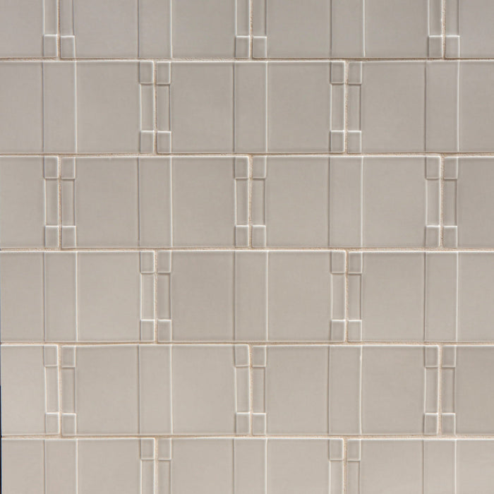 Walker Zanger - Robert Am Stern - Otto 3 in. x 6 in. Decorative Tile - Oxford