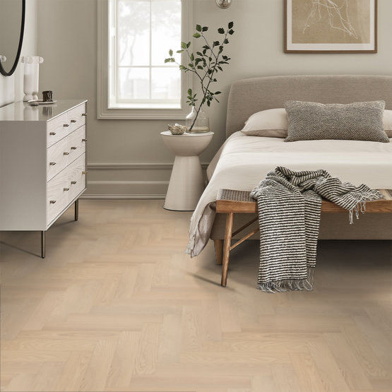 Anderson Tuftex Hardwood - European Ash Herringbone - Plaza