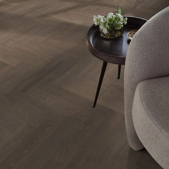 Anderson Tuftex Hardwood - European Ash Herringbone - Riviera Installed