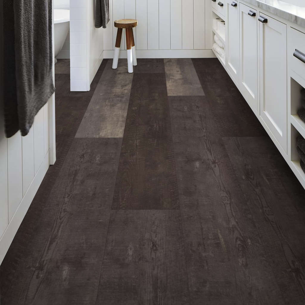 Shaw - Titan HD Plus Platinum LVP 9 in. x 72 in. - Arcadia Barnboa floor installation