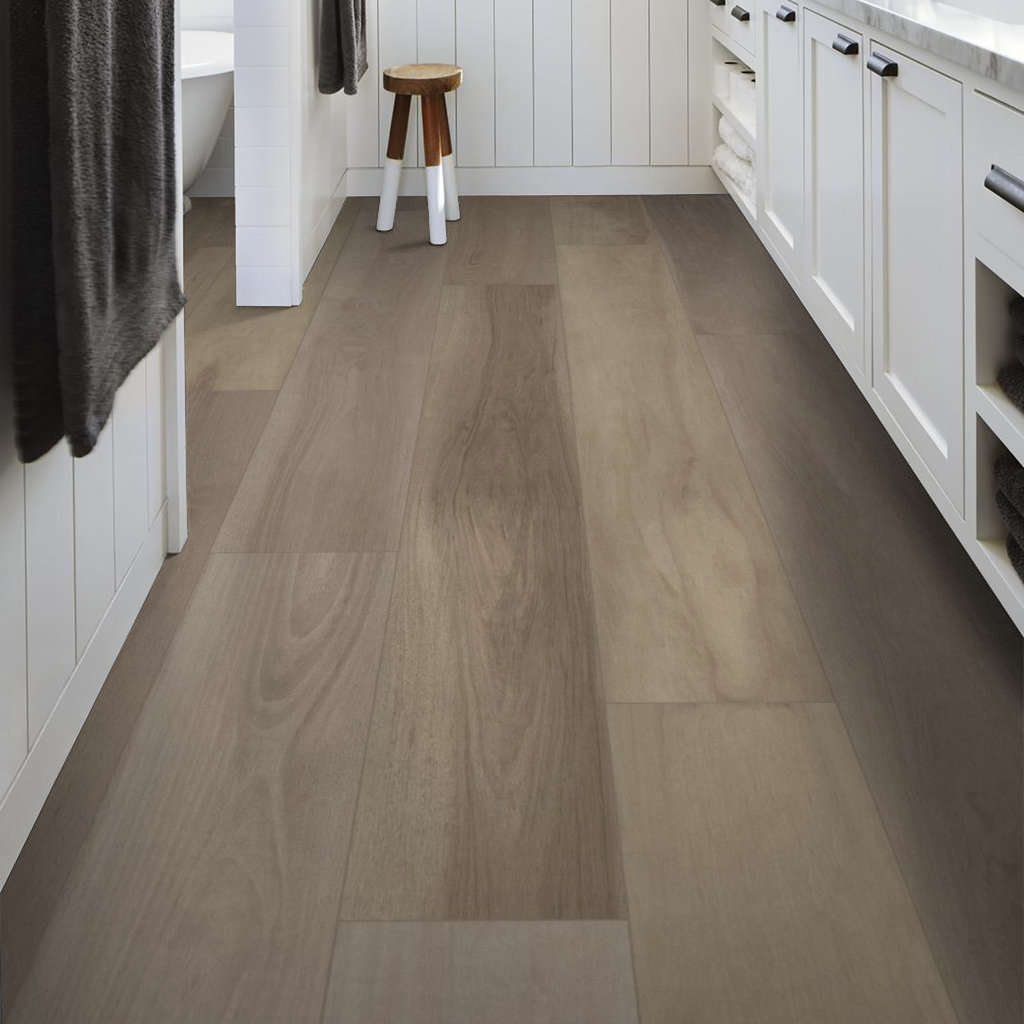 Shaw - Titan HD Plus Platinum LVP 9 in. x 72 in. - Renewed Hickory floor installation