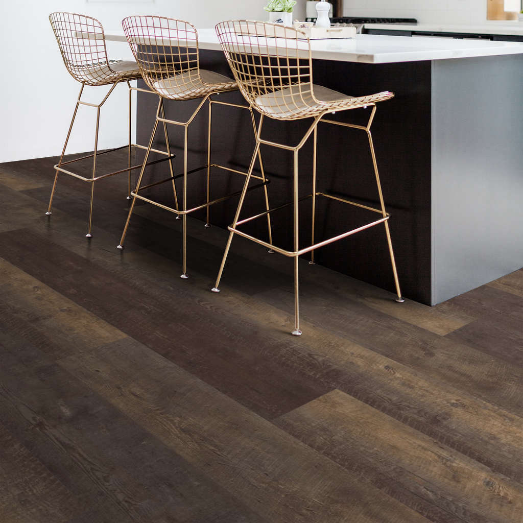 Shaw - Titan HD Plus Platinum LVP 9 in. x 72 in. - Timeless Barnbo floor installation