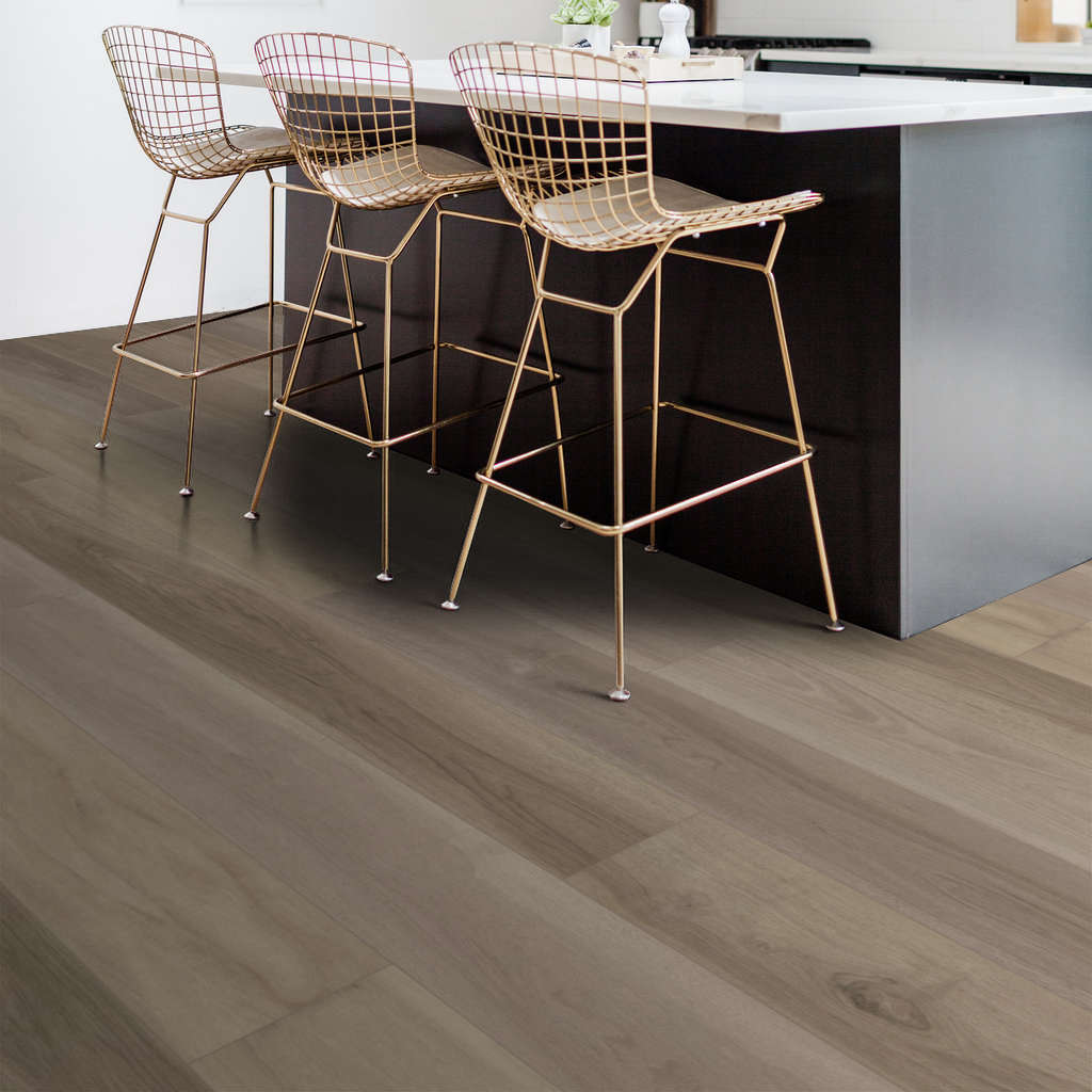 Shaw - Titan HD Plus Platinum LVP 9 in. x 72 in. - Renewed Hickory floor installation