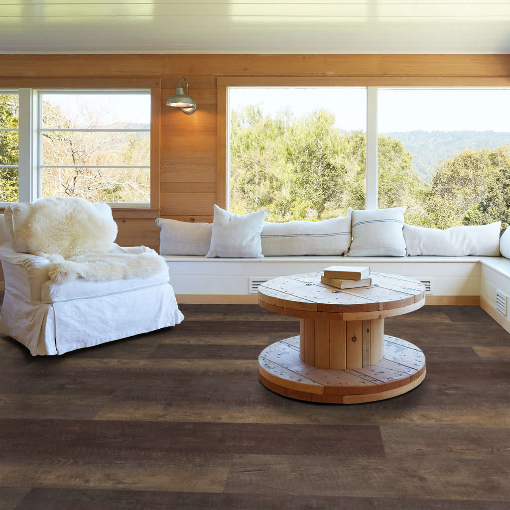 Shaw - Titan HD Plus Platinum LVP 9 in. x 72 in. - Timeless Barnbo floor installation