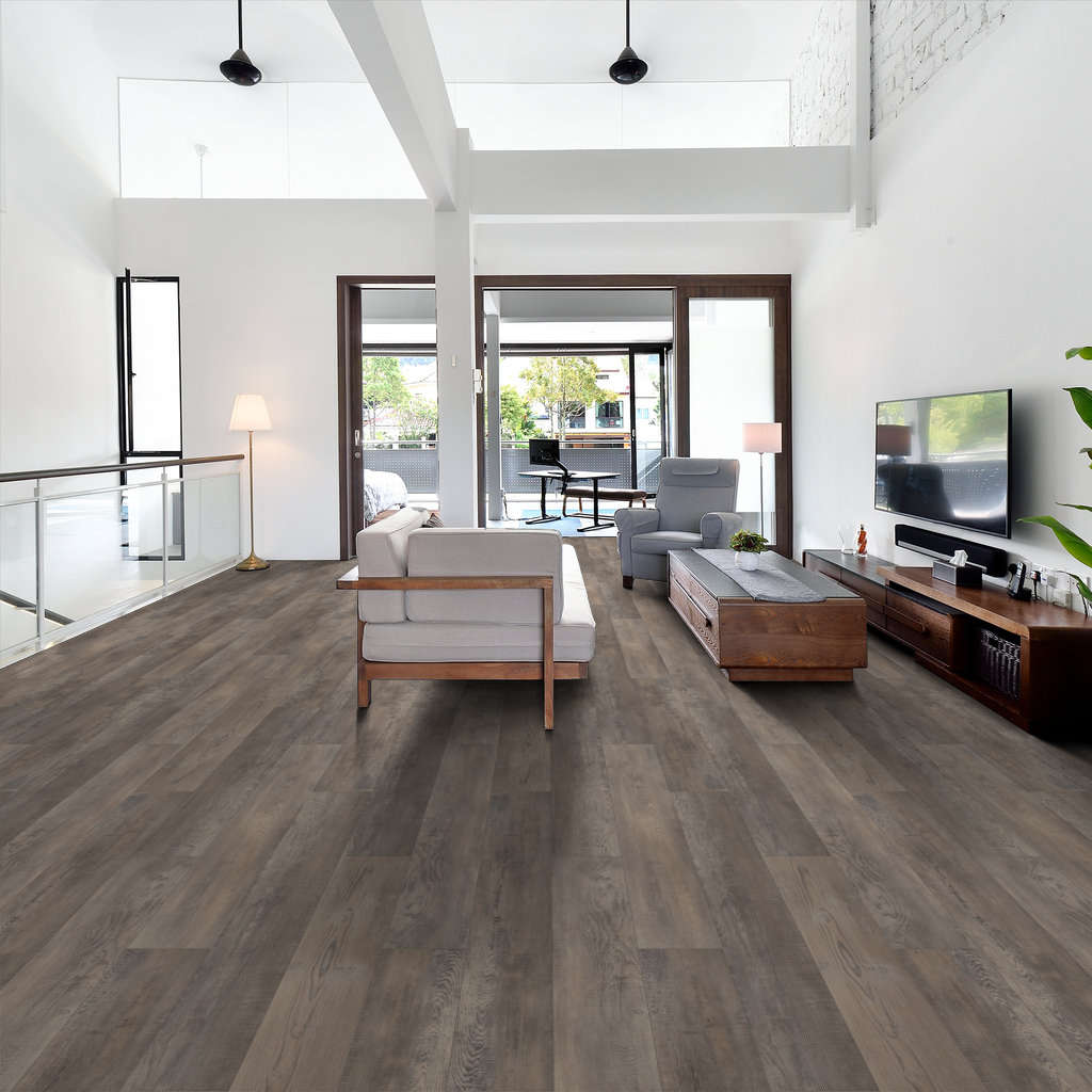 Shaw - Pantheon HD Plus LVP 7 in. x 48 in. - Tempesta floor installation