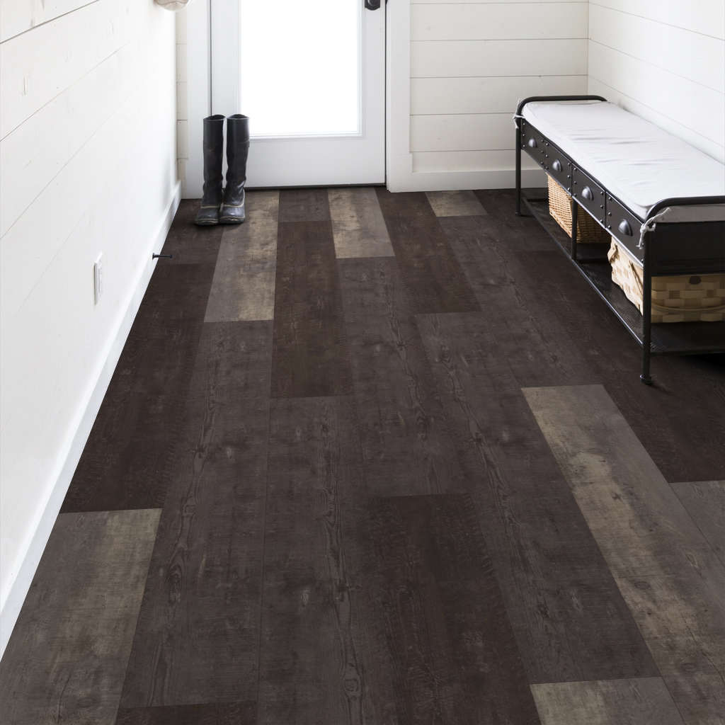 Shaw - Titan HD Plus Platinum LVP 9 in. x 72 in. - Arcadia Barnboa floor installation