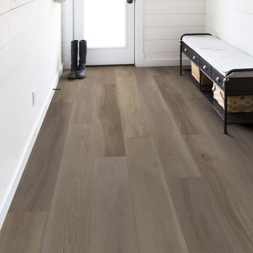 Shaw - Titan HD Plus Platinum LVP 9 in. x 72 in. - Renewed Hickory floor installation