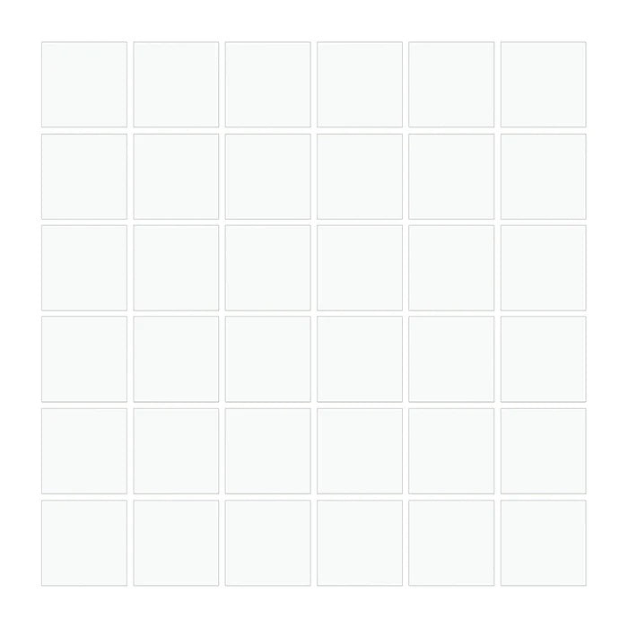 Unicom Starker - Brazilian Slate 2&quot; x 2&quot; Porcelain Mosaic - Black Rail