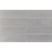 Equipe - Island Collection - 2.5 in. x 8 in. Ceramic Wall Tile - Silver