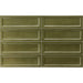 Equipe - Island Frame Collection - 2.5 in. x 8 in. Ceramic Wall Tile - Lichen