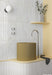 Equipe - Bali Collection - 2 in. x 16 in. Tile - White wall installation