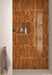 Equipe - Bali Collection - 2 in. x 16 in. Tile - Ginger wall installation
