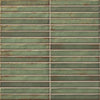 See LaPlatera - Pencil Collection - 14 in. x 14 in. Wall Tile - Raku Emerald