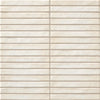 See LaPlatera - Pencil Collection - 14 in. x 14 in. Wall Tile - Raku Pearl