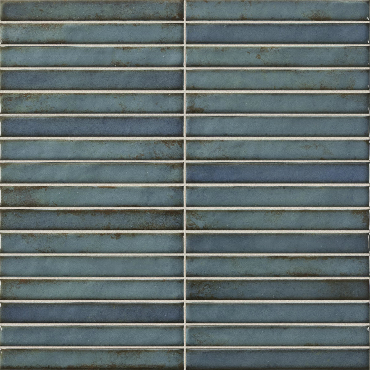 LaPlatera - Pencil Collection - 14 in. x 14 in. Wall Tile - Raku Turquoise