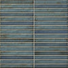 See LaPlatera - Pencil Collection - 14 in. x 14 in. Wall Tile - Raku Turquoise